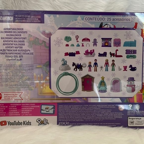 BRAND NEW 2021 Polly Pocket Holiday Christmas Advent Calendar - Picture 2 of 5
